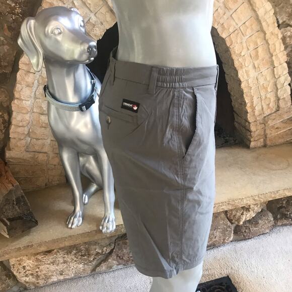 NEW Canada Weather Gear Gray Nylon Rayon Hiking Shorts Men's Size L NWT $60 - Picture 2 of 8